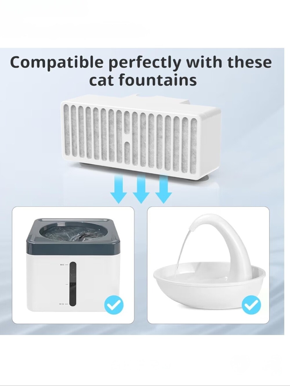 Three Pet Fountain Replacement Filters - Picture 4 of 10
